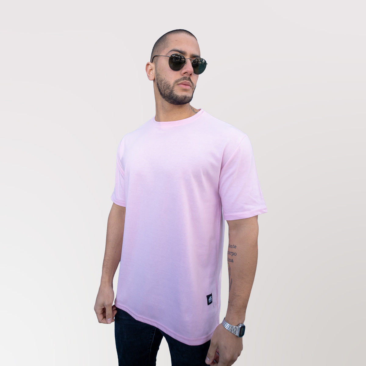 Polera Oversize Rosada Dsanti