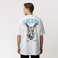 polera oversize sacred blanca algodon hombre - vista espalda