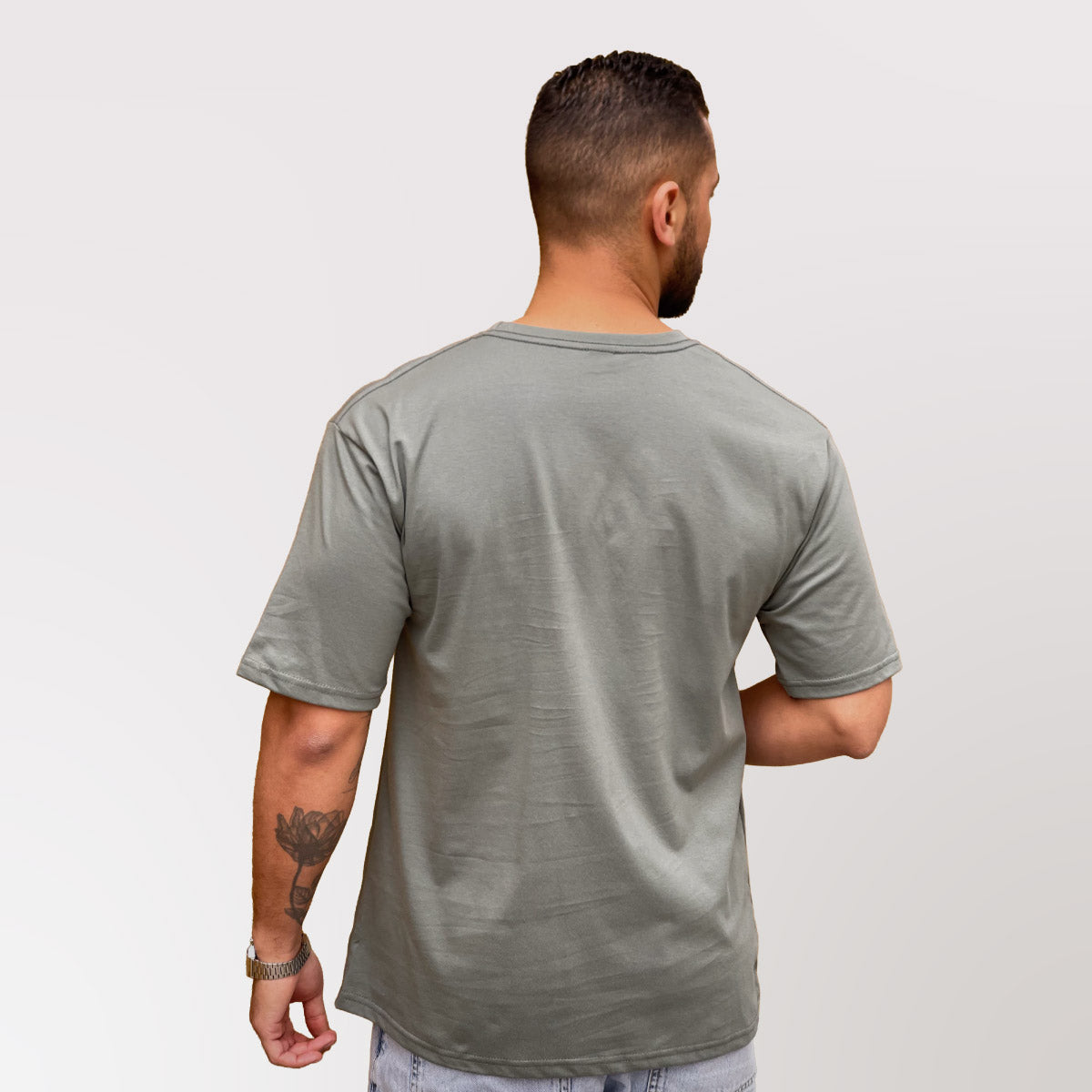 Polera Oversize Verde Sage