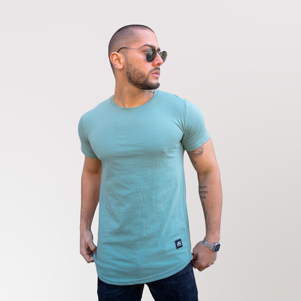 Polera Long fit 096 Jade Dsanti